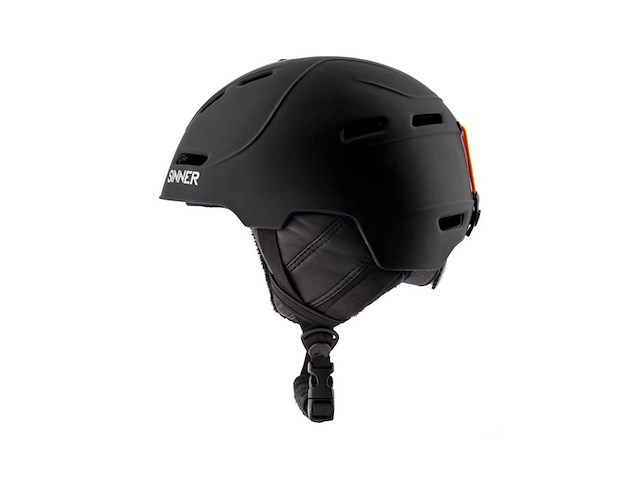 Sinner zilverton mat zwart unisex maat 61 - afbeelding 4 van  6