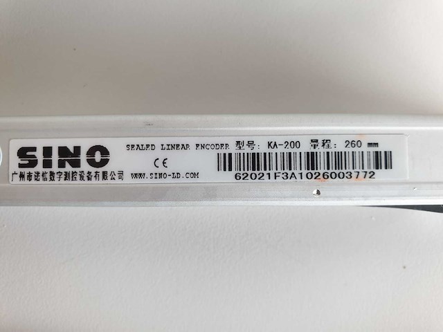 Sino - 2012 - ka200-260mm - glasliniaal - afbeelding 3 van  5