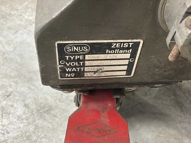 Sinus 10kw 1fase test belastingskast - afbeelding 5 van  5