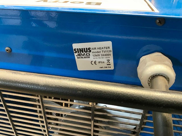 Sinus jevi tvi120 elektrische bouwkachel - afbeelding 4 van  4