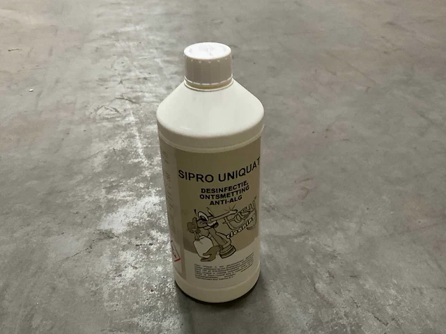 Sipro uniquat fles á 1l desinfectie, ontsmetting anti alg (95x) - afbeelding 1 van  1