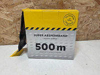 Sip’s united afzetlint geel/zwart 80mm x 500m (10x) - afbeelding 3 van  6
