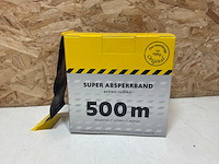 Sip’s united afzetlint geel/zwart 80mm x 500m (10x) - afbeelding 4 van  6