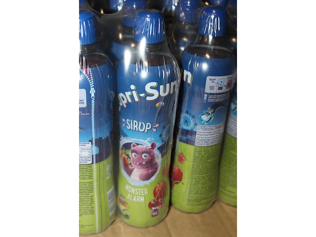 Siroop flessen capri-sun monster alarm 600 ml. 96 sixpacks op pallet. 576 flessen. tht 4-26. - afbeelding 3 van  3