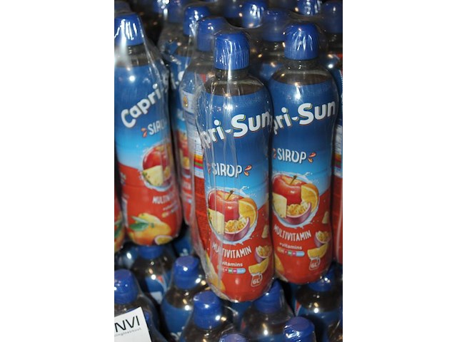 Siroop flessen capri-sun multivitamin 600 ml. 111 sixpacks op pallet. 666 flessen. tht 4-26. - afbeelding 3 van  3