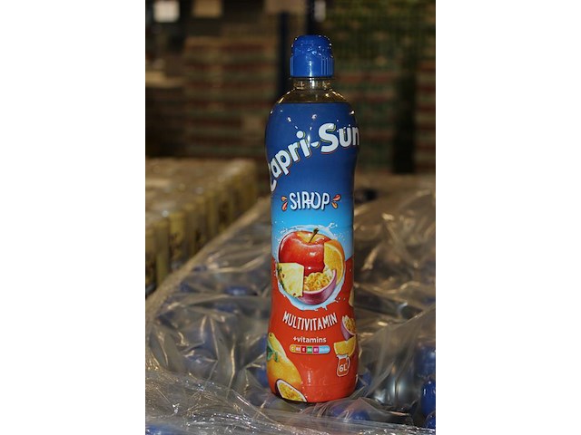 Siroop flessen capri-sun multivitamin 600 ml. 136 sixpacks op pallet. 816 flessen. - afbeelding 4 van  4
