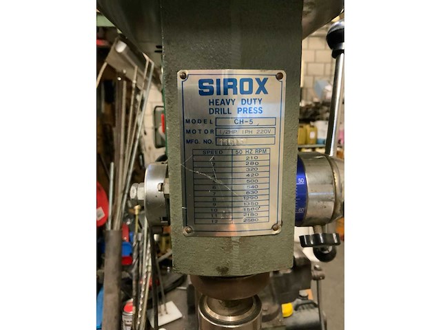 Sirox ch-5 kolomboormachine - afbeelding 3 van  5