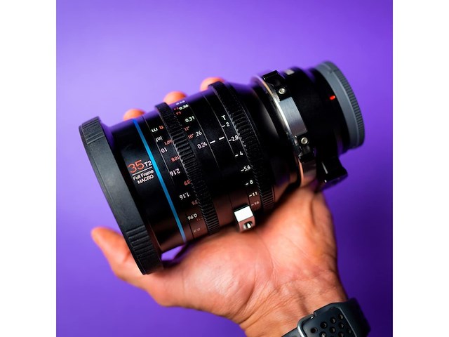 Sirui 35 mm jupiter macro t2 fullframe cine prime lens - afbeelding 4 van  4