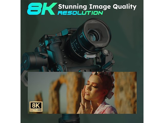 Sirui 35mm t2.9 1.6x fullframe anamorfe lens bioskoop - afbeelding 3 van  4