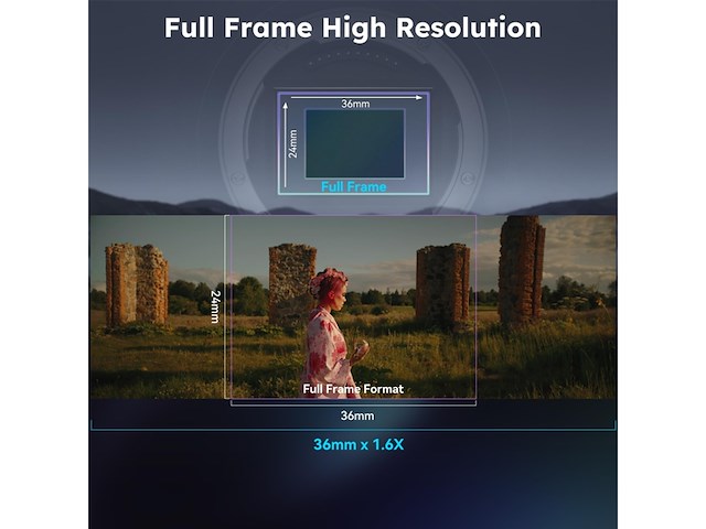 Sirui 35mm t2.9 1.6x fullframe anamorfe lens bioskoop - afbeelding 4 van  4