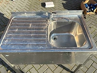 Sissons cf rvs wastafel - afbeelding 6 van  9