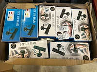 Sit up bar ez sports, zwart - afbeelding 1 van  3