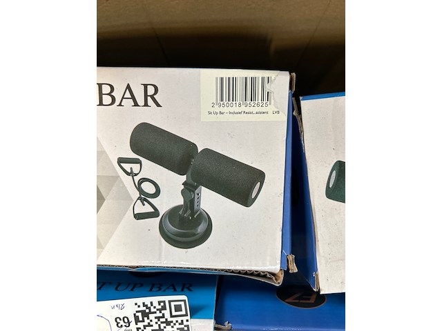 Sit up bar ez sports, zwart - afbeelding 3 van  3