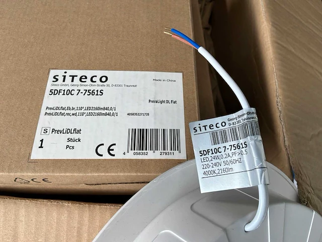 Siteco led inbouwspot (23x) - afbeelding 5 van  5