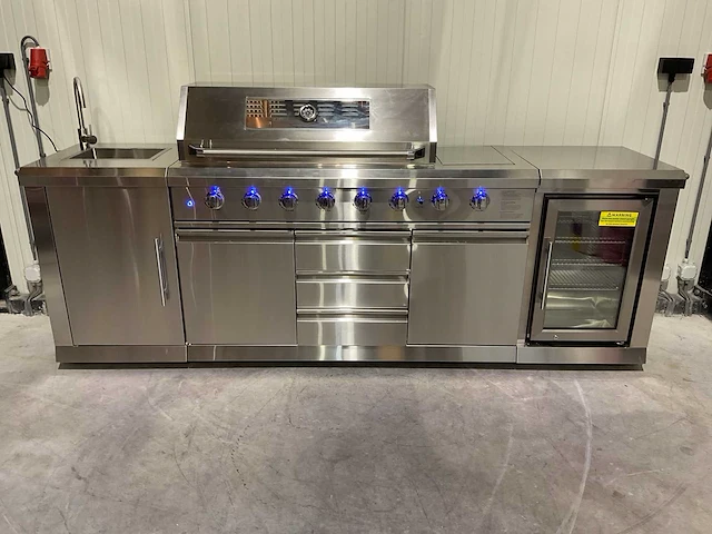 Six burner bbq ho06b01 buiten keuken - afbeelding 38 van  40