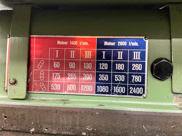 Sixis s-103 freesmachine - afbeelding 5 van  14