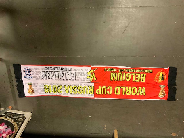Sjaals wk 2018 belgië - engeland (50x) - afbeelding 2 van  2
