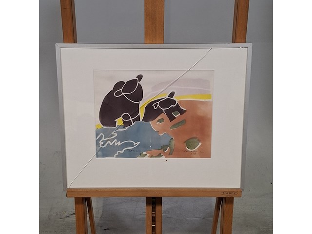 Sjabloondruk, piet koopman, beren 9/98, 1988 - afbeelding 1 van  9