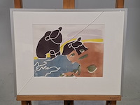 Sjabloondruk, piet koopman, beren 9/98, 1988