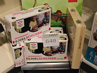 Sjoelschijven berkenhout longfield games, 4 dozen. - afbeelding 1 van  1