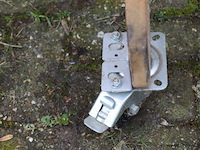 Sjorbanden slatwall rek op wielen - afbeelding 4 van  7