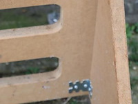 Sjorbranden slatwall rek op wielen - afbeelding 3 van  7