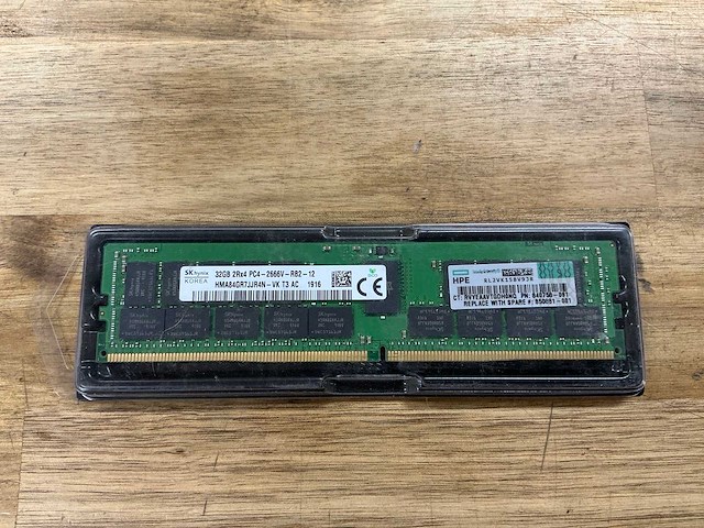 Sk hynix 32gb 2rx4 pc4-2666v-rb2-12 - afbeelding 1 van  2