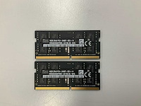 Sk hynix 32gb(2x 16gb) ddr4 ram sticks - hma82gs6afr8n-uh (2x) - afbeelding 1 van  2