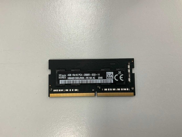 Sk hynix 4gb 1rx16 pc4 ram sticks (50x) - afbeelding 2 van  4