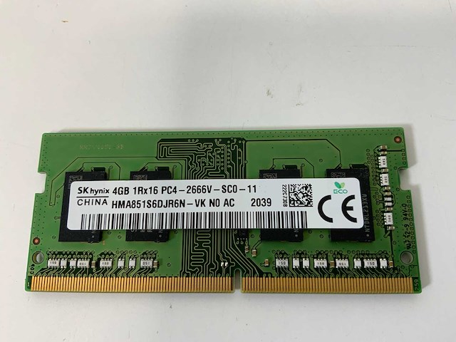 Sk hynix (hma851s6djr6n), 4gb 1rx16 pc4 - 2666v memory ram (40x) - afbeelding 4 van  7