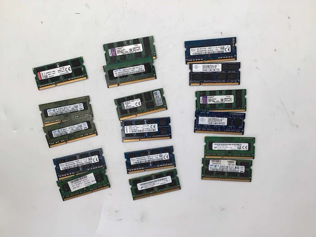 Sk hynix samsung micron ddr3 en ddr2 sodimm geheugen modules (17x) - afbeelding 3 van  5