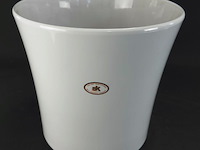 Sk witte keramische bloempot, model 2110 - afbeelding 1 van  5