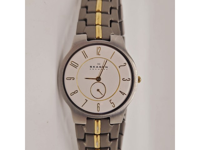 Skagen 433lsgl1 two-tone herenhorloge - afbeelding 1 van  6