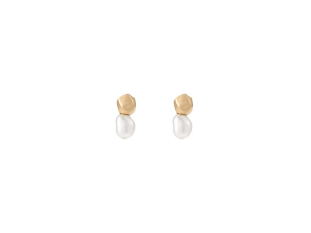 Skagen agnethe pearl dames oorbellen goudkleurig - afbeelding 1 van  4