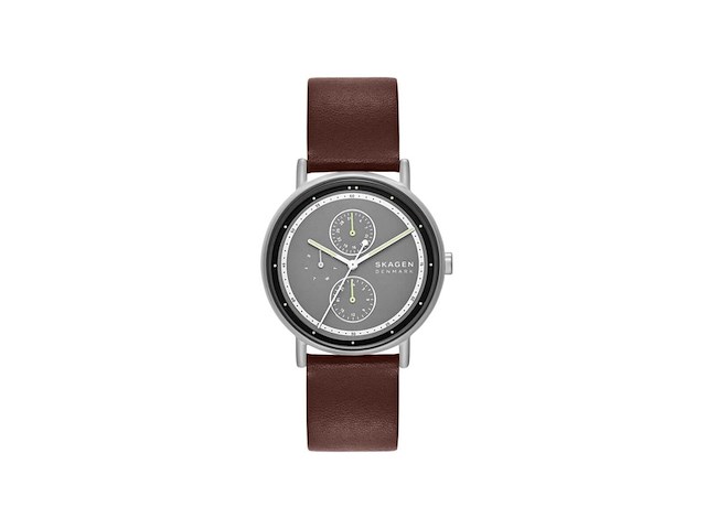 Skagen signatur heren horloge 40 cm zilverkleurig - afbeelding 1 van  4