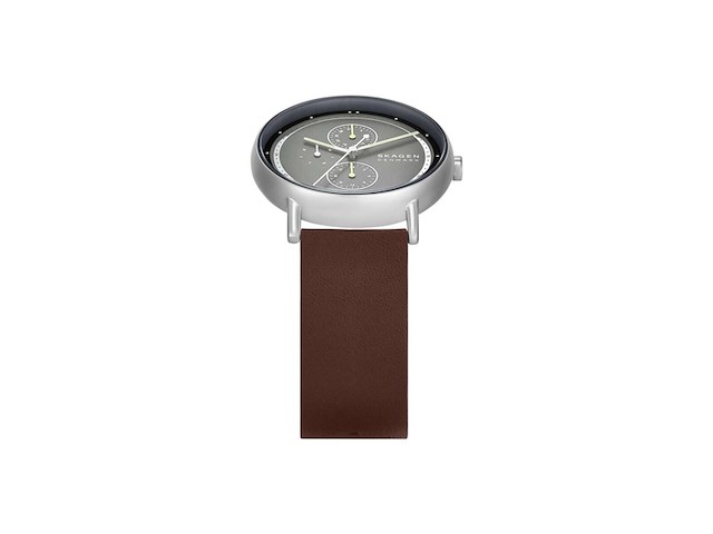 Skagen signatur heren horloge 40 cm zilverkleurig - afbeelding 2 van  4