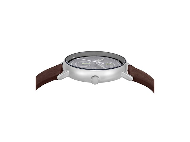 Skagen signatur heren horloge 40 cm zilverkleurig - afbeelding 4 van  4