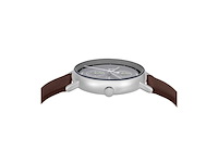 Skagen signatur heren horloge 40 cm zilverkleurig - afbeelding 4 van  4