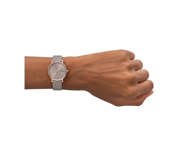 Skagen signatur lille skw3060 dameshorloge grijs - afbeelding 2 van  4