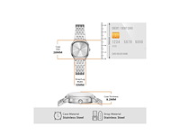 Skagen skw3159 dames horloge 28mm zilverkleurig - afbeelding 3 van  4