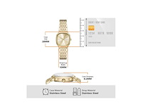 Skagen skw3162 dames horloge 28mm goudkleurig - afbeelding 4 van  4