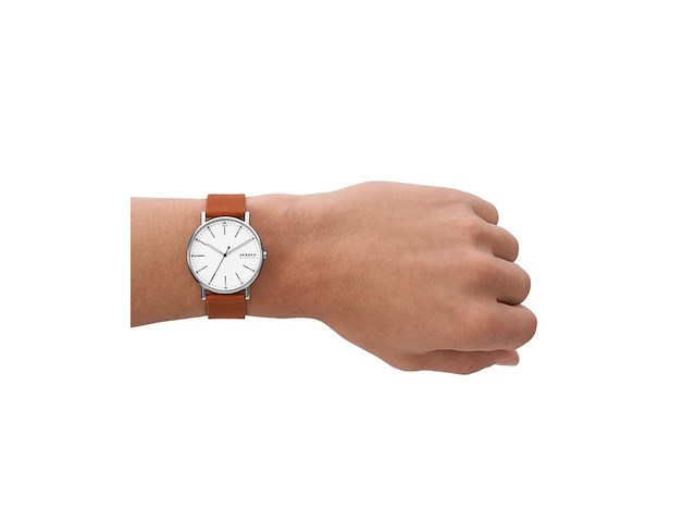 Skagen skw6903 mannen horloge 40 mm bruin - afbeelding 2 van  4