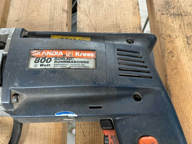 Skandia/kress sblr8814r boormachine - afbeelding 4 van  4