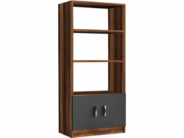 Skåne home - boekenkast - baroque/anthracite - 64 x 140 cm - afbeelding 1 van  3