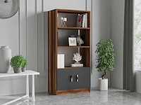 Skåne home - boekenkast - baroque/anthracite - 64 x 140 cm - afbeelding 2 van  3