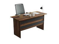 Skåne home - bureautafel - baroque/ anthracite 140 x 60 cm - afbeelding 1 van  6