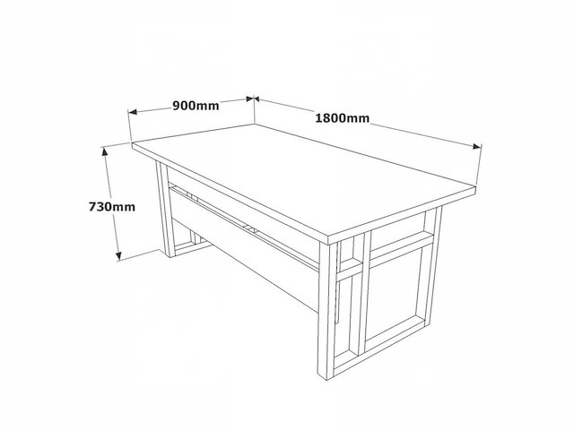 Skåne home - bureautafel 180 x 90 cm - afbeelding 5 van  5