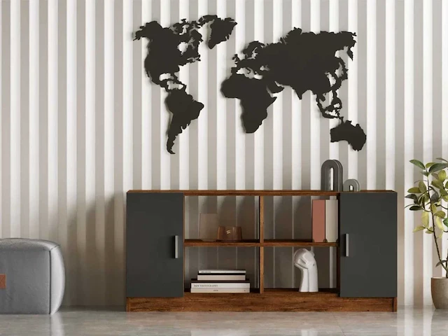 Skåne home - dressoir - baroque/anthracite - 140 x 46 cm - afbeelding 4 van  6