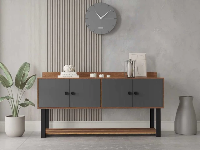 Skåne home - dressoir - baroque/anthracite - 180 x 54 cm - afbeelding 2 van  8