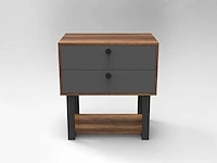 Skåne home - ladenkast - baroque-anthracite/zwart - 80 x 52 cm